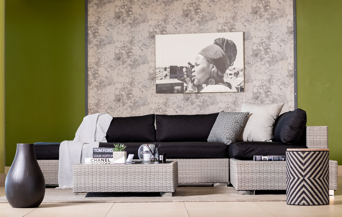 3 Piece L-shape Daybed Set
