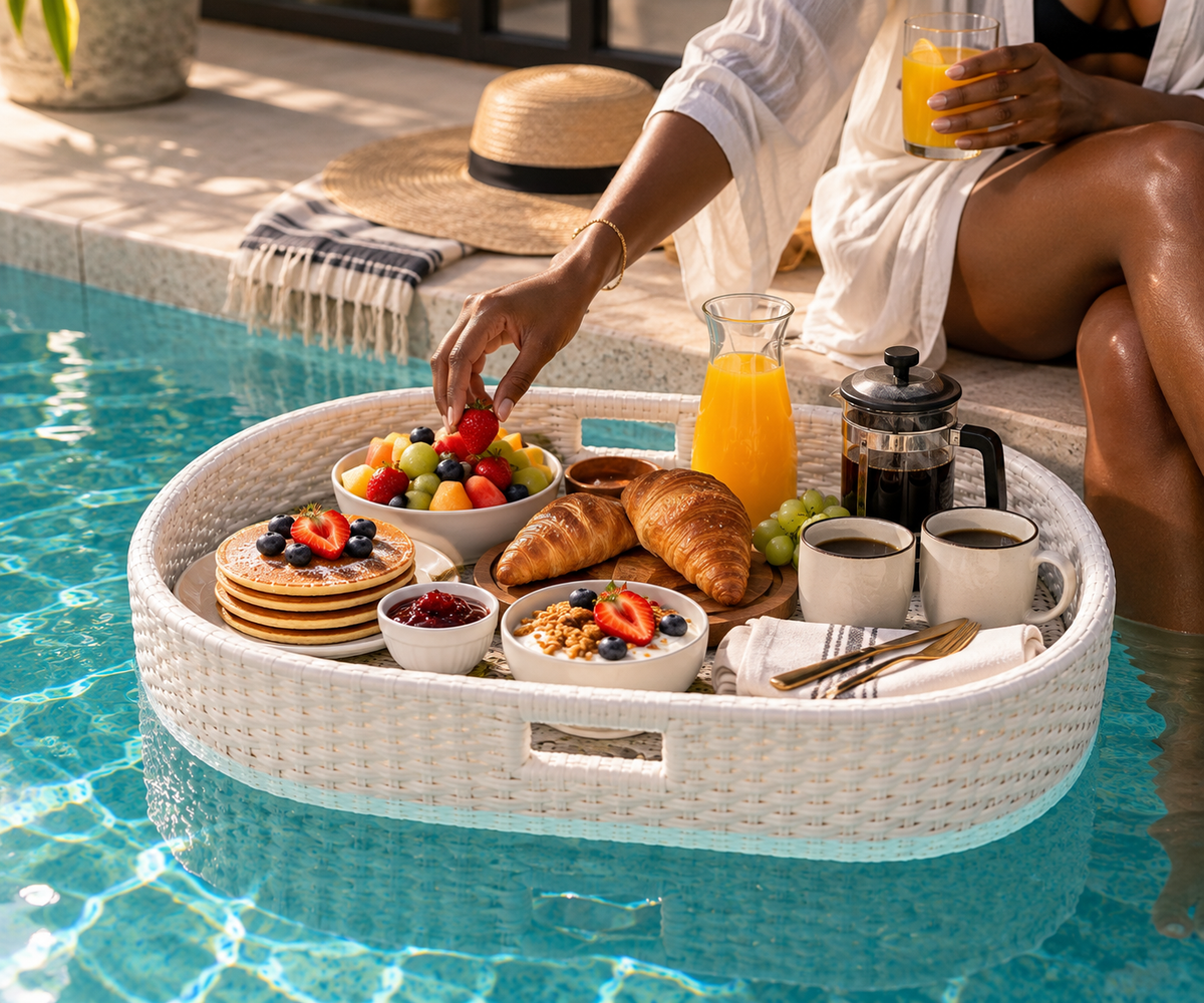 Ambesha Africa Floating Pool Tray