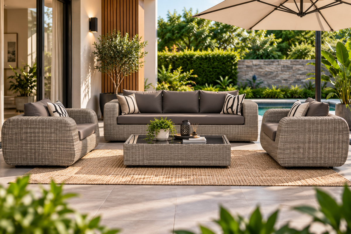 Ambesha Africa 4-Piece Manase-Slide Patio Set