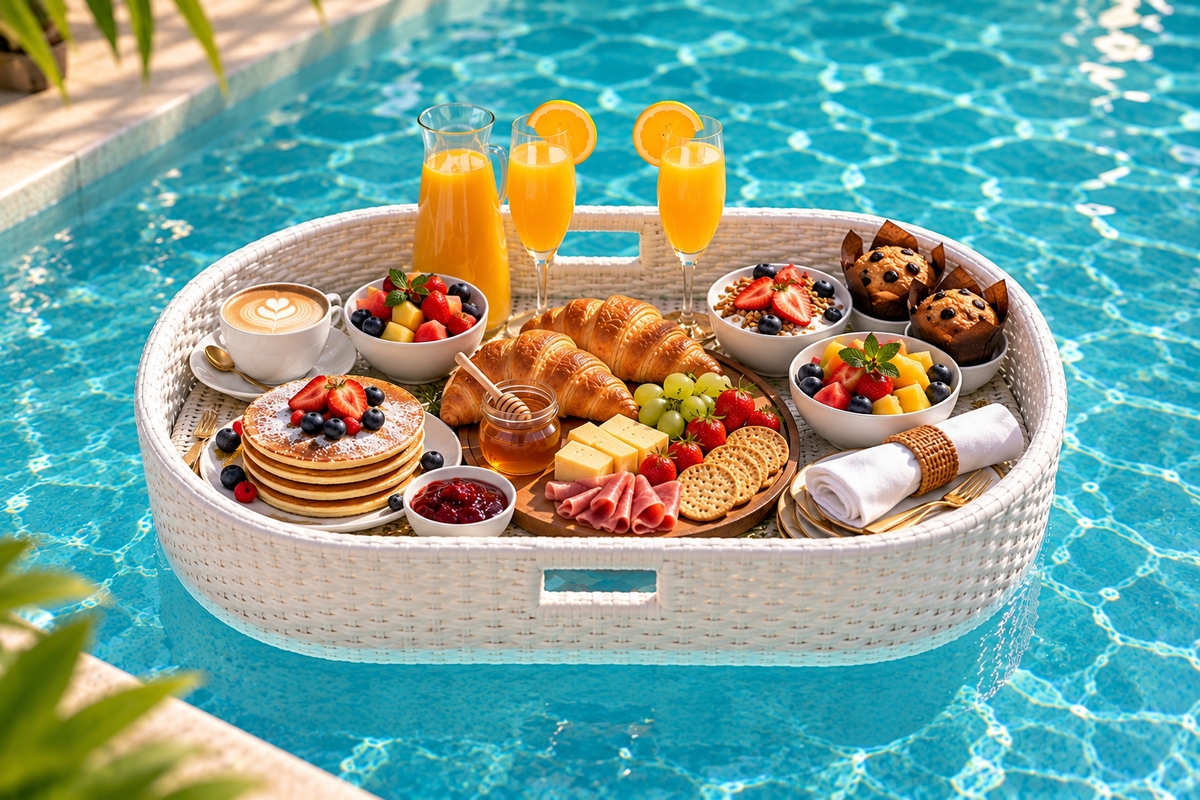 Ambesha Africa Floating Pool Tray